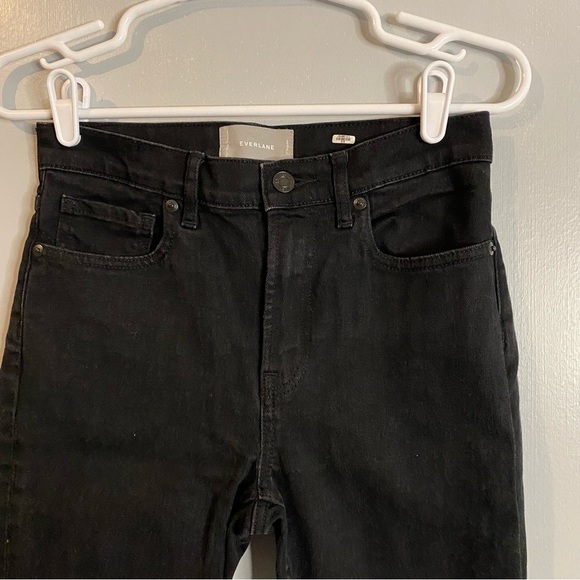 Everlane High Rise Black Jeans Size 27 - Picture 5 of 7